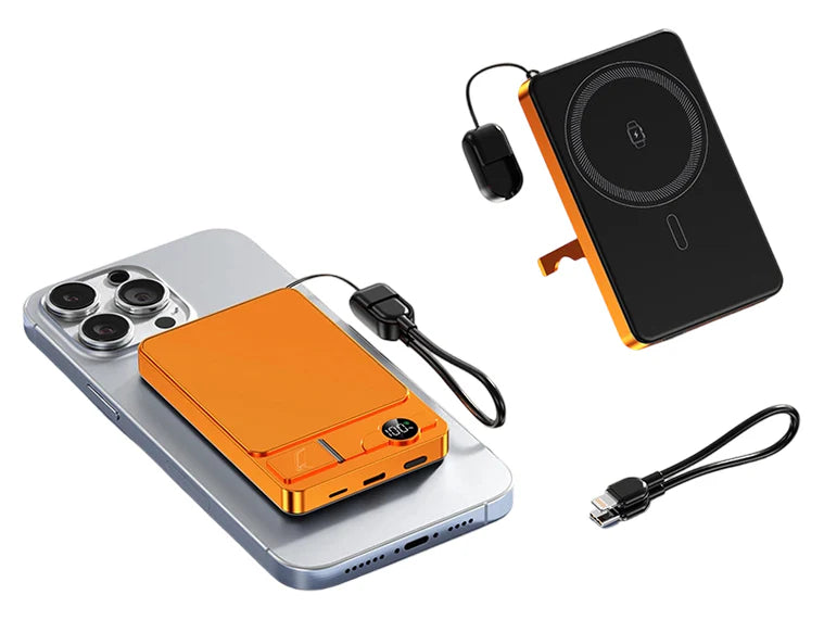 Compact 3-in-1 Magnetic Power Bank