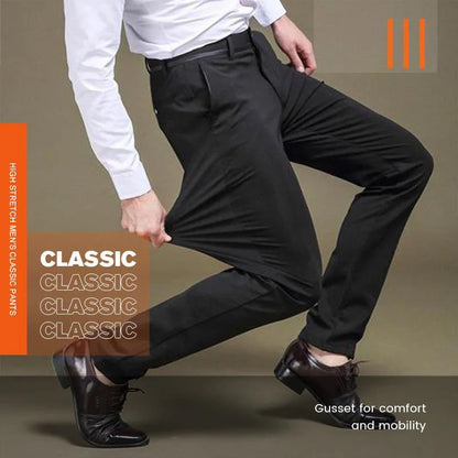 Men's Stretch Straight Leg Trousers