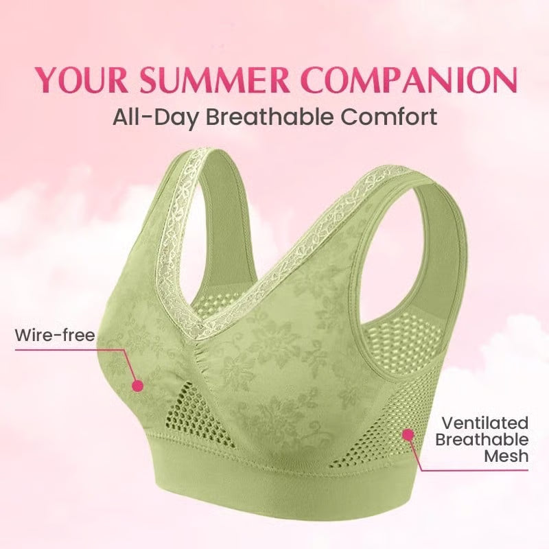Breathable Wire-Free Comfort Bra