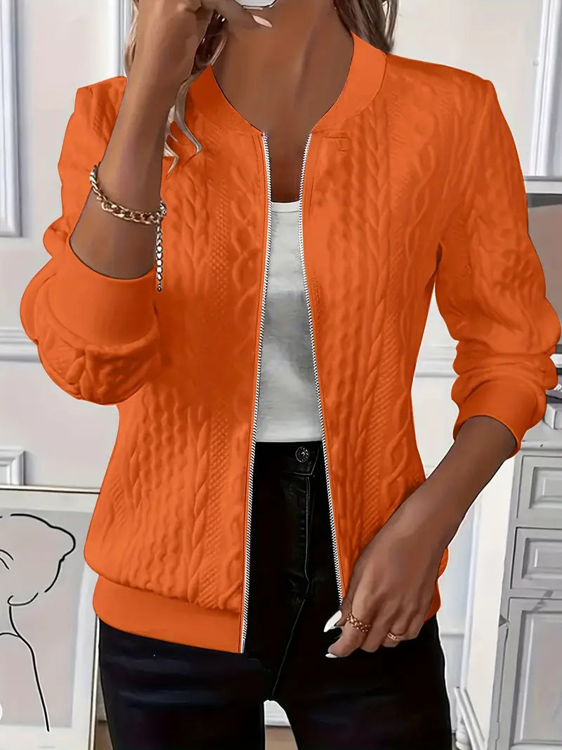 Women's Stylish Autumn-Winter Zip-Up Jacket