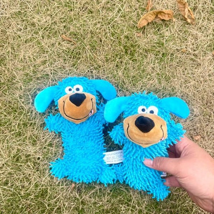 Chenille Noodle Squeaky Dog Plush Toy
