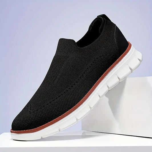 Men's Slip-On Breathable Sock Shoes - Non-Slip EVA Sole