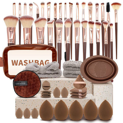Women's Make-Up Brush and Sponge Set