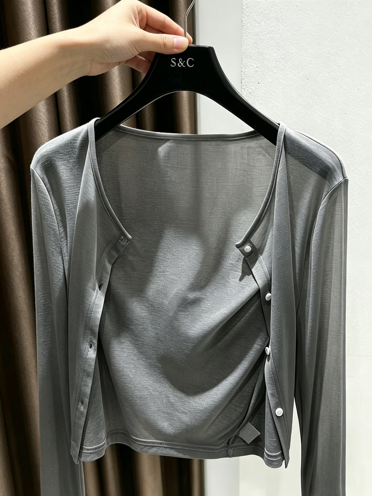 Women's Lightweight Shawl Cardigan