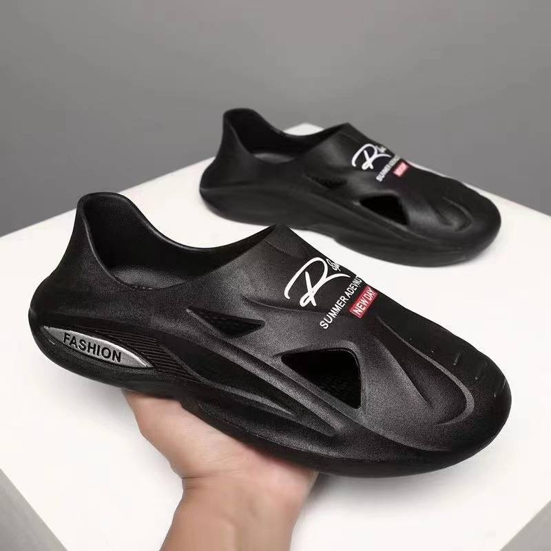 Men’s Vent-Cut Cushioned Slip-On Clog Sandals