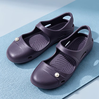 Women's Pearl Accent Summer Slides