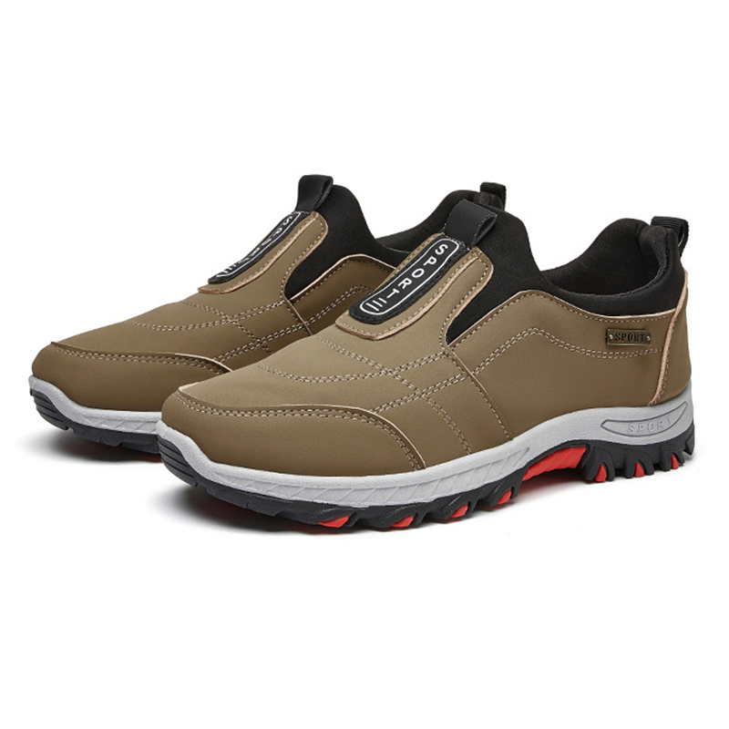Men's Water-Resistant Slip-On Hiking Shoes