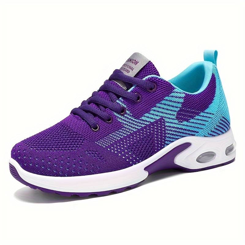 Women’s Colourblock Air-Cushion Lace-Up Trainers