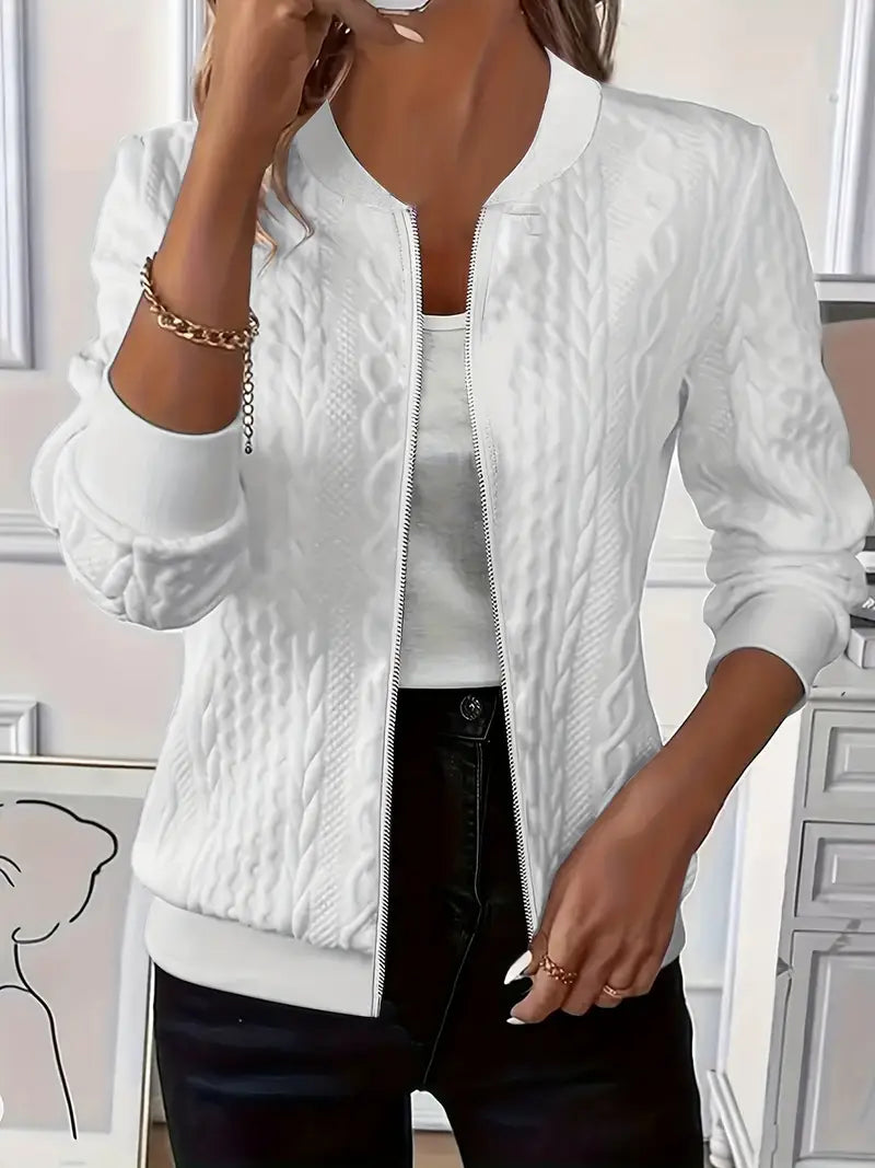 Women's Stylish Autumn-Winter Zip-Up Jacket