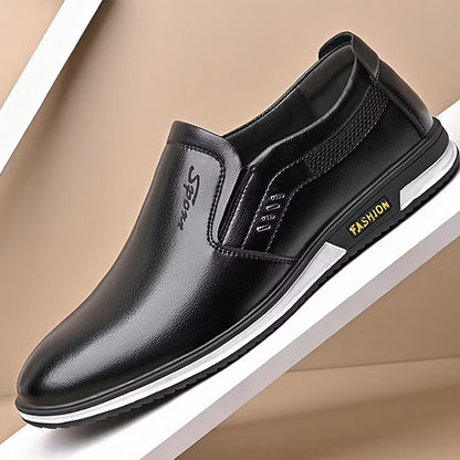Men's Cutout Slip On Dress Loafers
