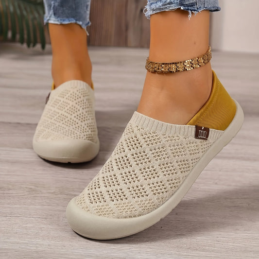 Women's Lightweight Knit Slip-On Trainers