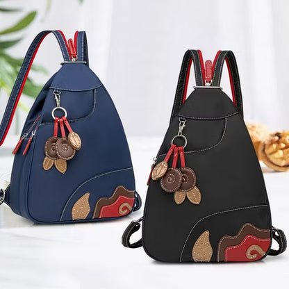 Women’s Floral Appliqué Lightweight Backpack