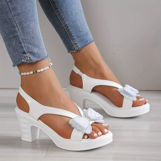 Women’s Bow Platform Comfort Sandals