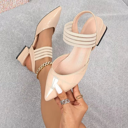 Women's Pointed-Toe Slingback Heels
