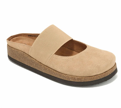 Women's Embossed Slip On Platform Clogs
