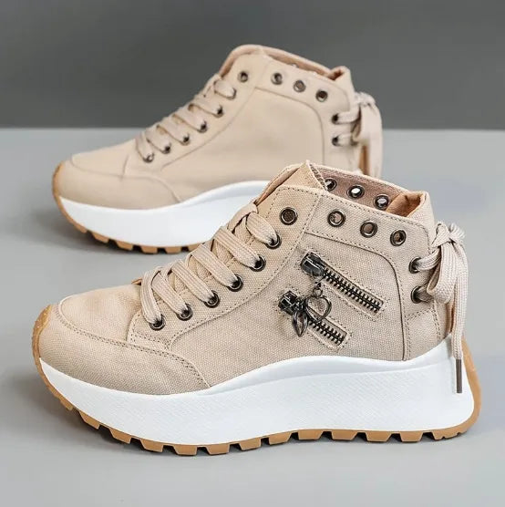 Women’s Arch Support Platform Wedge Trainers