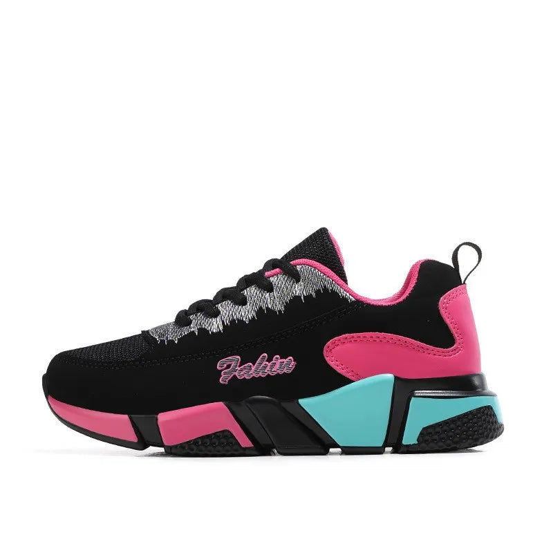 Women’s Colour-Block Mesh Trainers