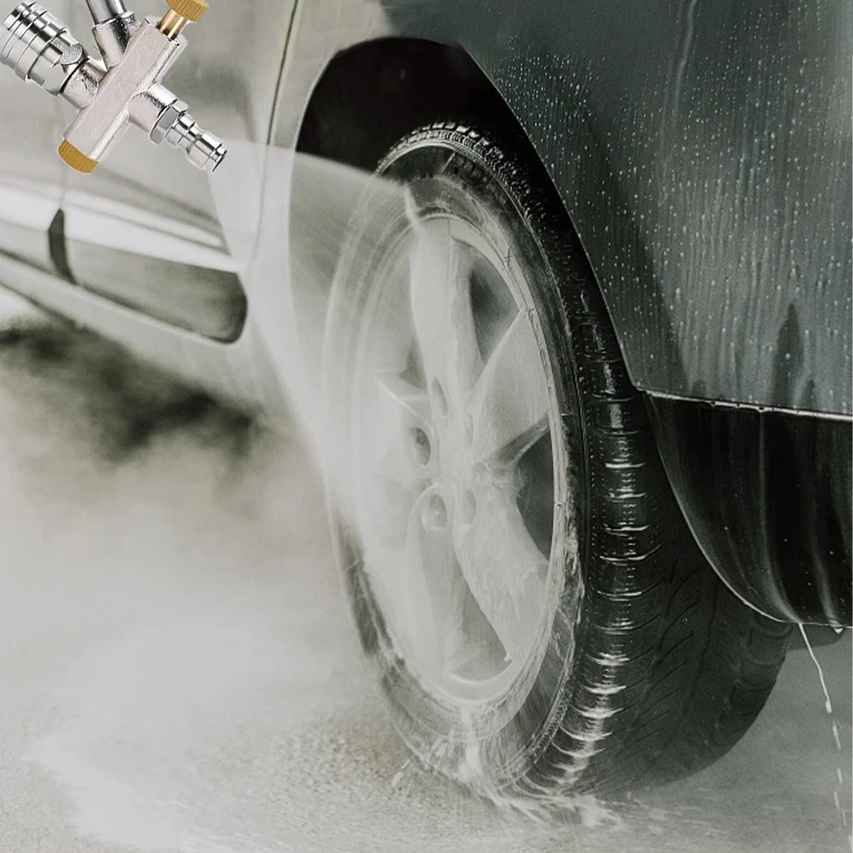 2-in-1 High-Pressure Car Washer Nozzle Kit