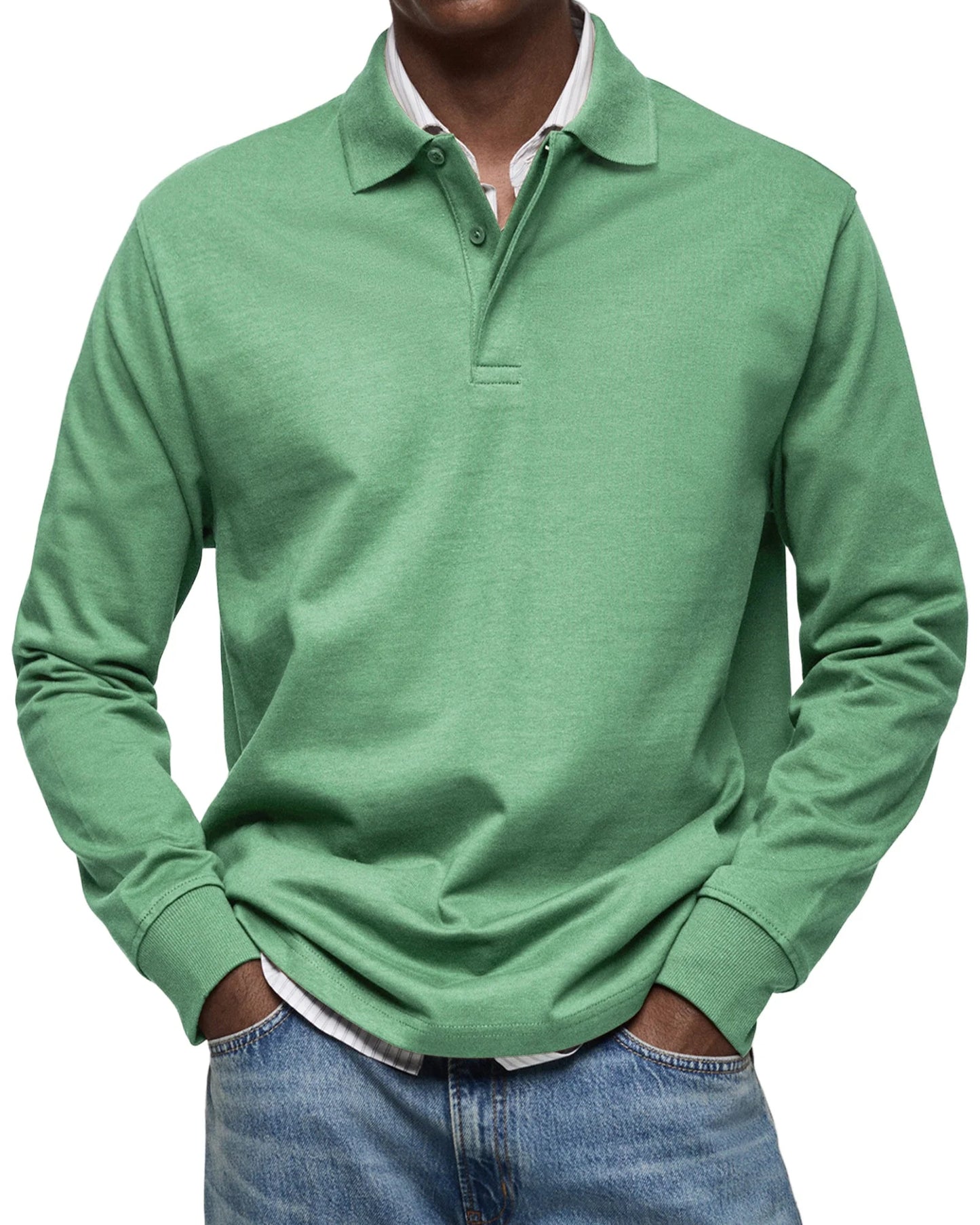 Men’s Harrington Long Sleeve Polo