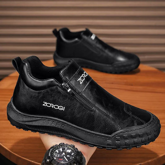 Men's Four-Season Outdoor Casual Leather-Look Shoes