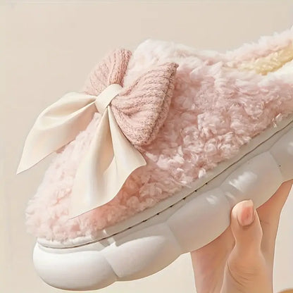 Autumn-Winter Women’s Fleece-Lined Slippers