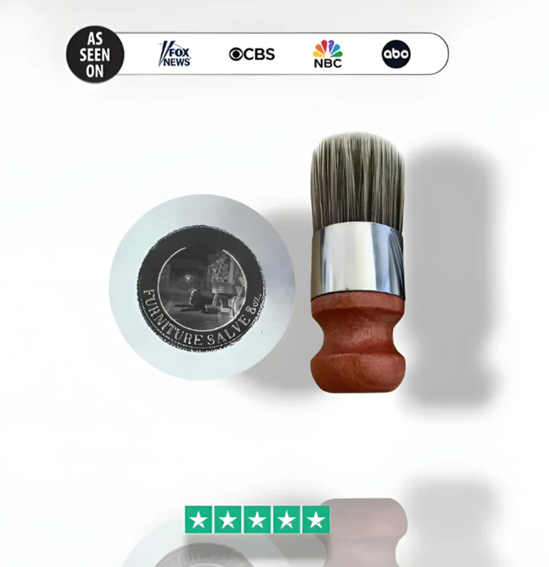 Leather-Look Repair Cream with Free Brushes
