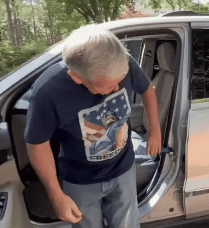 2-in-1 Vehicle Assist Handle with Non-Slip Grip