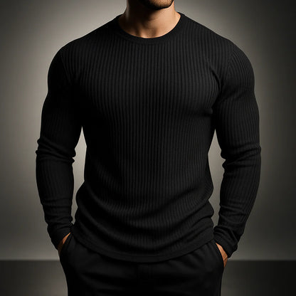Men’s Rib-Knit Crewneck Sweater