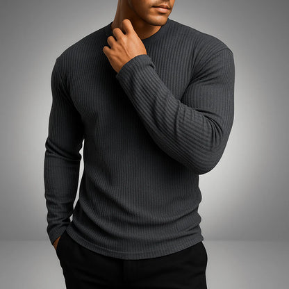 Men’s Rib-Knit Crewneck Sweater