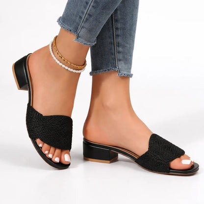Women's Woven Mule Sandals