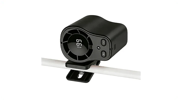 Portable Clip-On Turbo Fan with LED Display