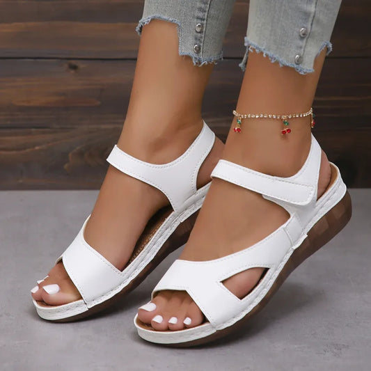 Women's Velcro Comfort Thick Sole Sandals