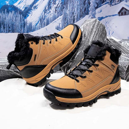 Men’s Waterproof Wide-Toe Hiking Work Boots