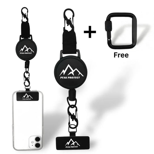 Universal Phone Safety Tether Kit with Retractable Cord