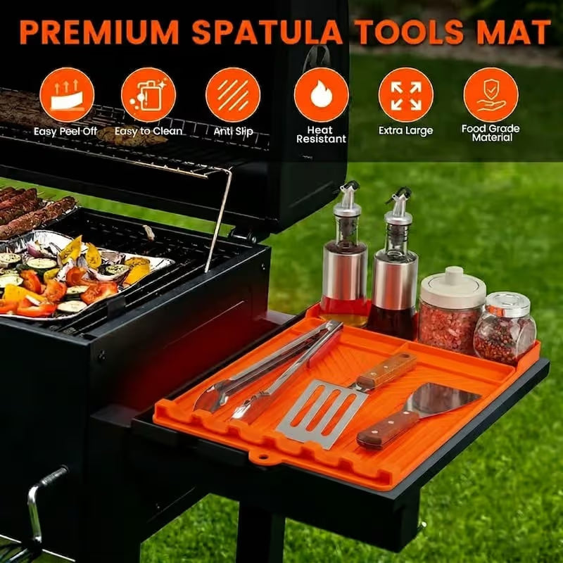 Silicone Grill Side Shelf Mat