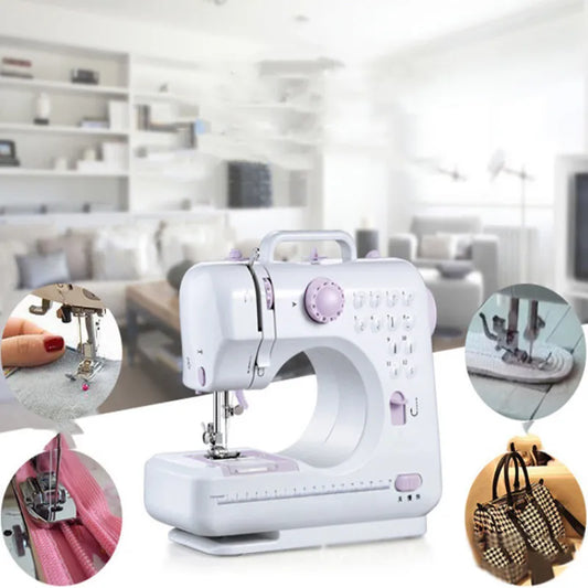 Compact Multi-Stitch Sewing Machine