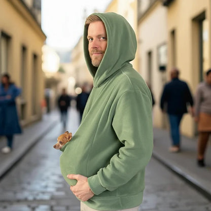 Pet Carry Pouch Fleece Hoodie