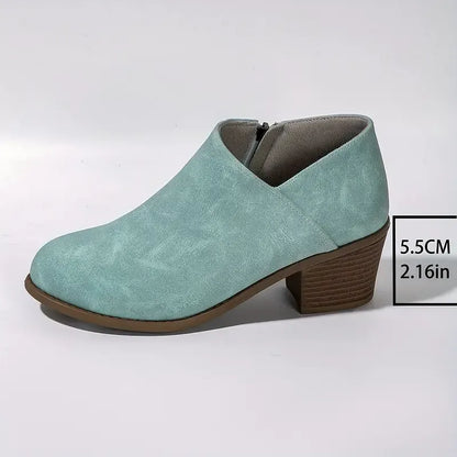 Women's Solid Colour Trendy Boots