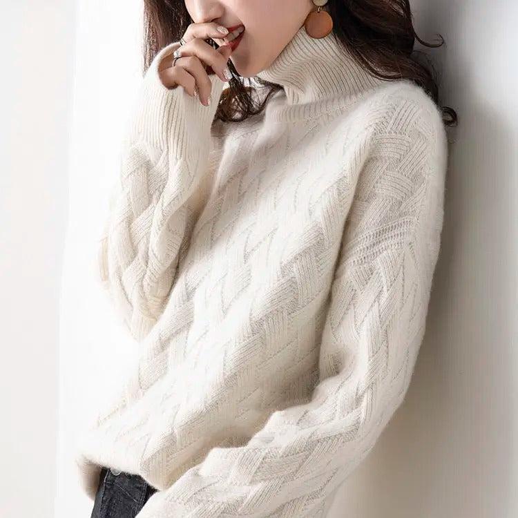 Chic Winter Cashmere-Like Sweater