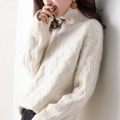 Chic Winter Cashmere-Like Sweater