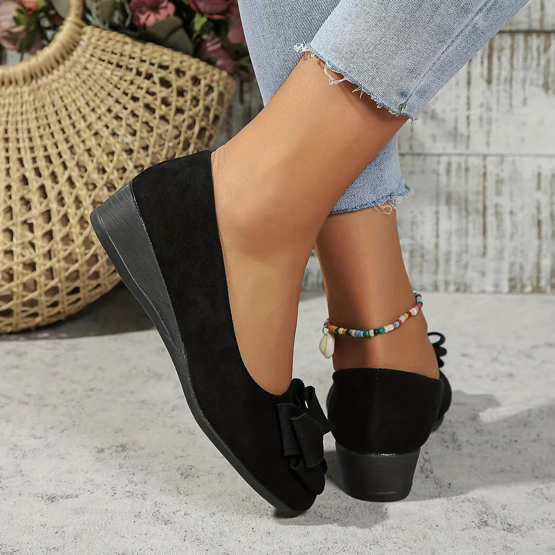 Women’s Breathable Bow Detail Non-Slip Loafers