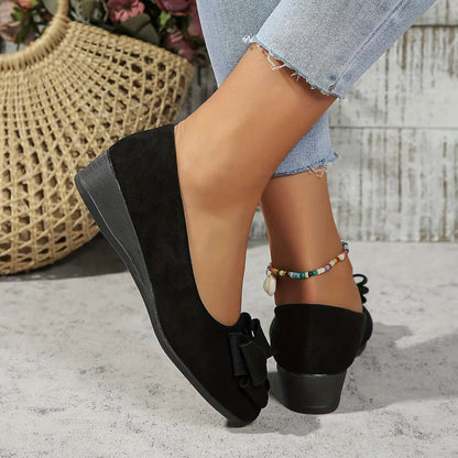 Women’s Breathable Bow Detail Non-Slip Loafers