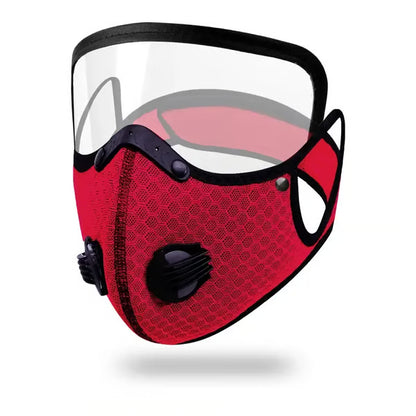 Reusable Filter Face Mask With Eye Shield