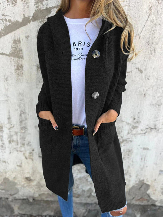 Women's Classic Knit Longline Cardigan