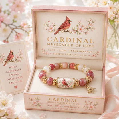 Hummingbird Floral Beaded Bracelet