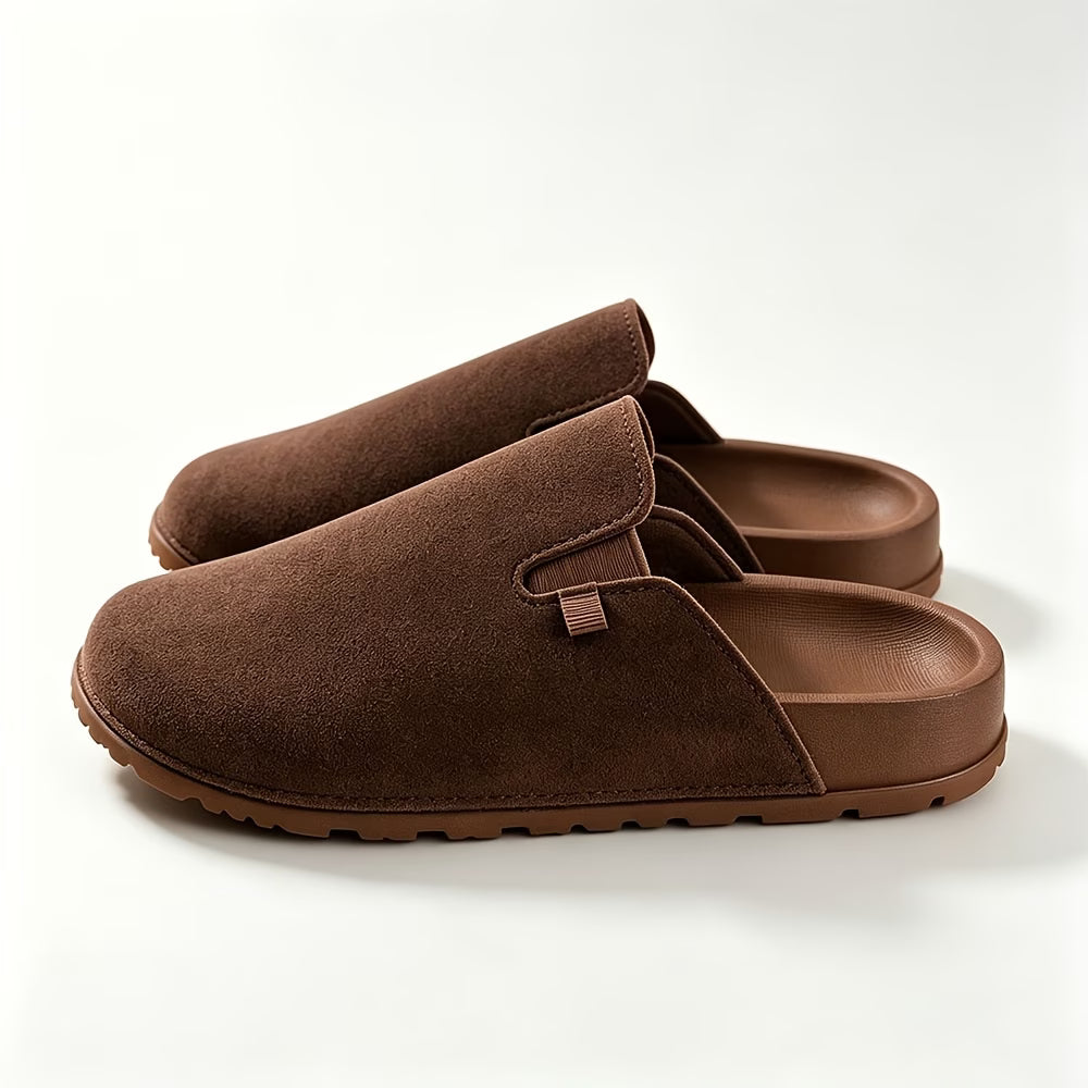 Wide Toe Casual Mule Slides