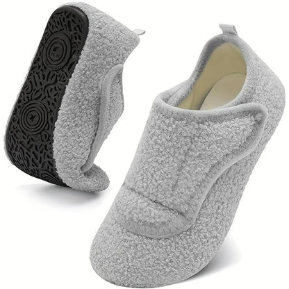Women’s Wide Fit Adjustable Warm House Slippers