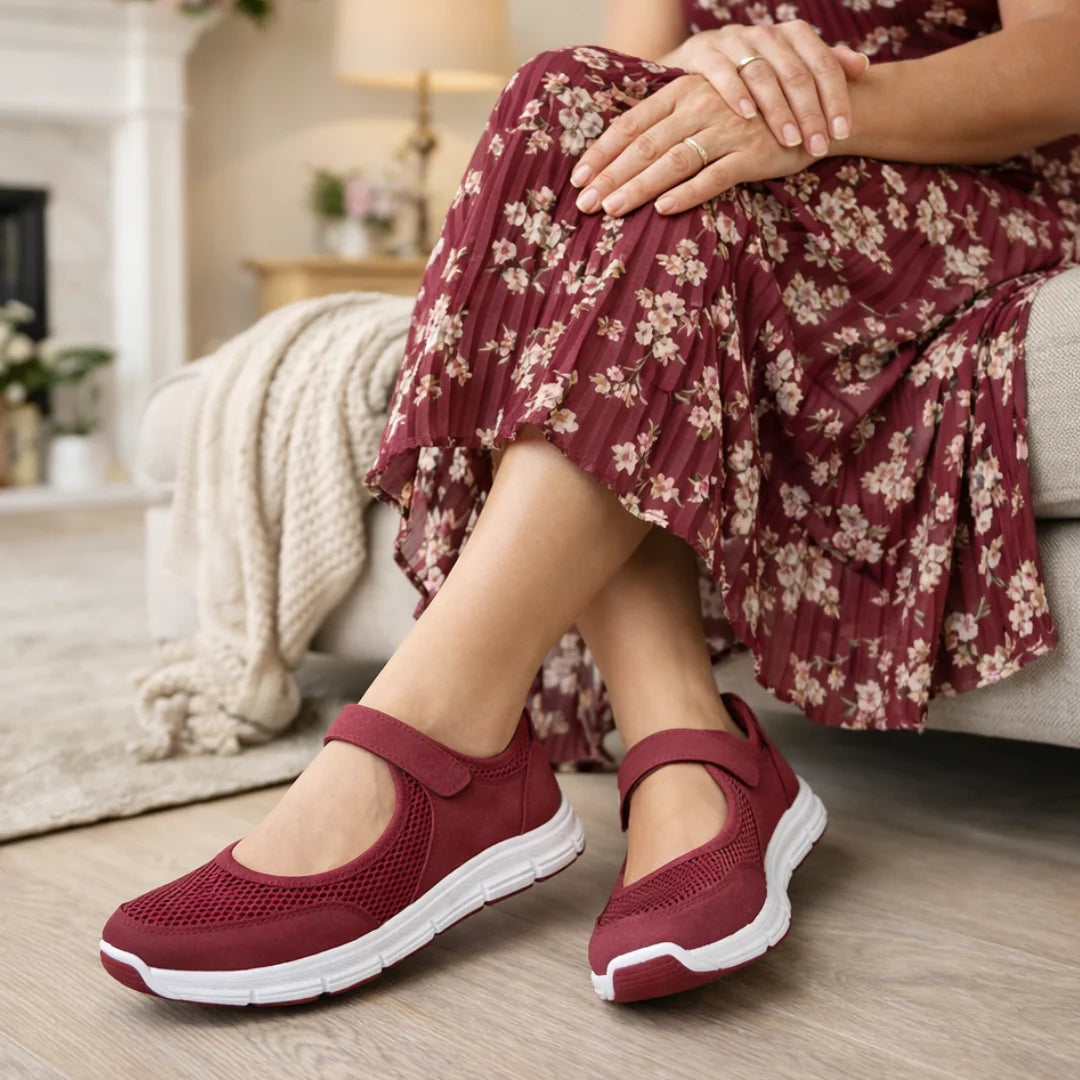 Women’s Adjustable Support Comfort Walking Shoes