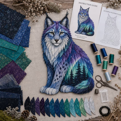 Northern Lights Wildlife DIY Patchwork Kit