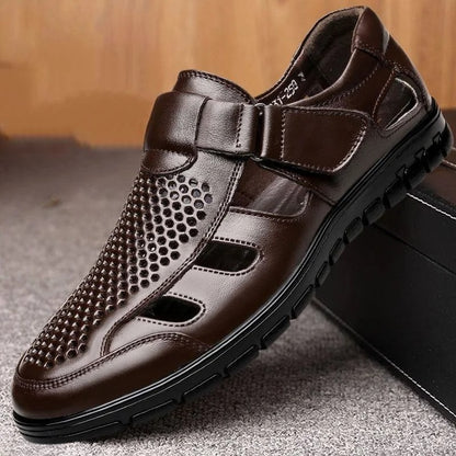 Men's Soft And Comfortable Leather-Look Sandals